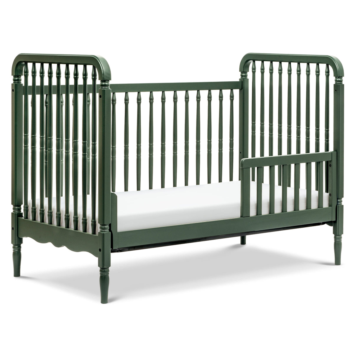 Namesake Liberty 3-in-1 Convertible Spindle Crib with Toddler Bed Conversion Kit