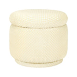 Babyletto Enoki Storage Ottoman in Velvet Checker