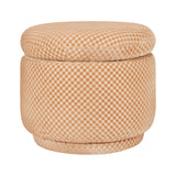 Babyletto Enoki Storage Ottoman in Velvet Checker
