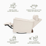 Namesake Willa Plus Power Glider Recliner + Power Headrest