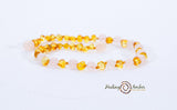 Gold Amber & Rose Quartz by Healing Amber
