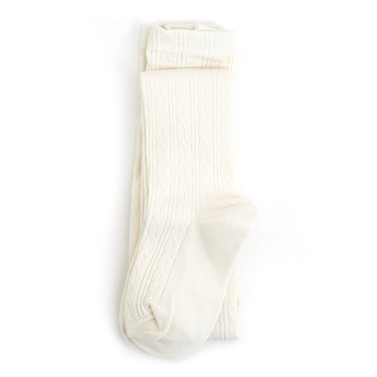 Ivory Cable Knit Tights by Little Stocking Co.