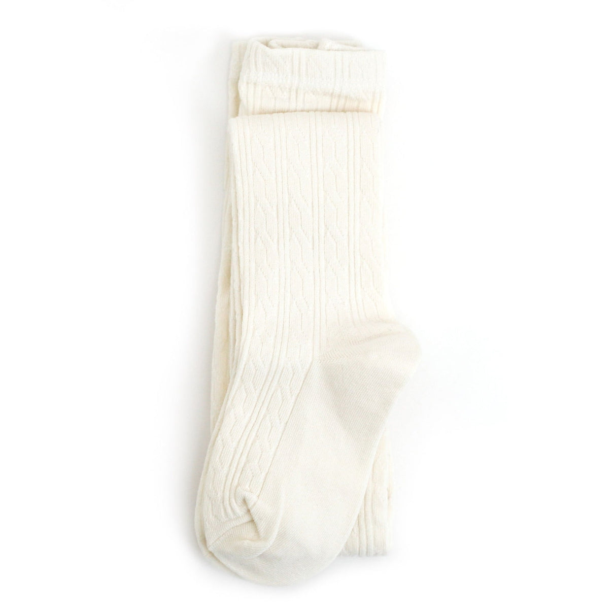 Ivory Cable Knit Tights by Little Stocking Co.