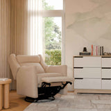 Babyletto Kiwi Plus Power Recliner and Swivel Glider with Power Adjustable Headrest and USB Port