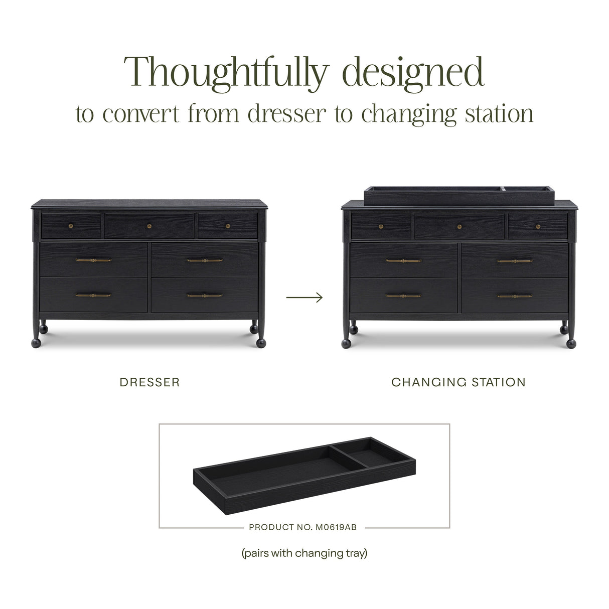 Namesake Alouette 7-Drawer Wide Dresser (56”)