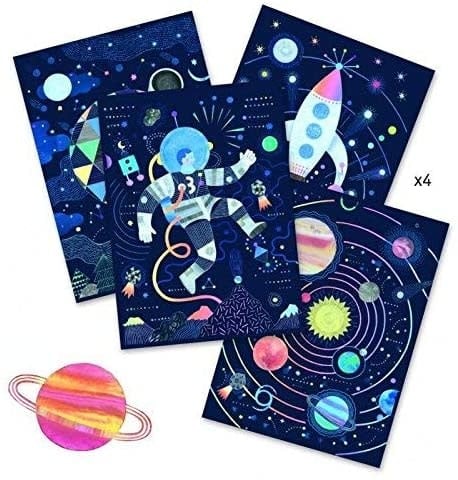 Scratch Cards - Cosmic Mission by Djeco