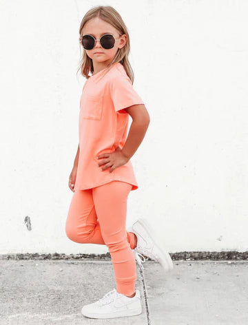 Neon Distressed Tee - Desert Bolt by Little Bipsy