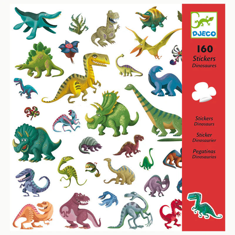 Sticker 160 ct - Dinosaur by Djeco