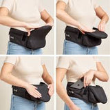 Itzy Hold & Fold™ Hip Seat Baby Carrier- Black by Itzy Ritzy