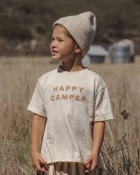 Raw Edge Tee || Happy Camper by Rylee + Cru