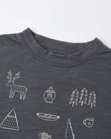 Raw Edge Tee || Let's Go Camping by Rylee + Cru
