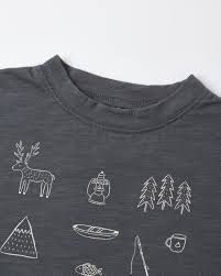 Raw Edge Tee || Let's Go Camping by Rylee + Cru