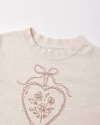 Boxy Tee || Heart Locket by Rylee + Cru
