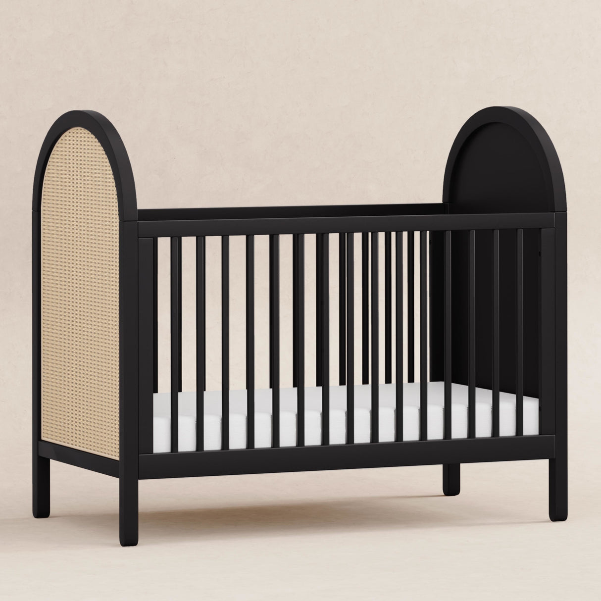 Babyletto Bondi Cane 3-in-1 Convertible Crib with Toddler Bed Conversion Kit