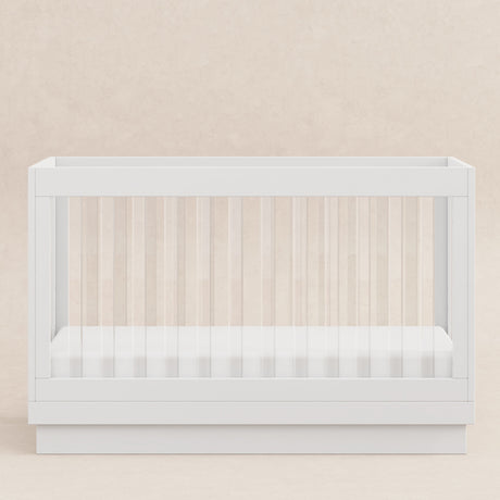 Babyletto Harlow Acrylic 3-in-1 Convertible Crib with Toddler Bed Conversion Kit