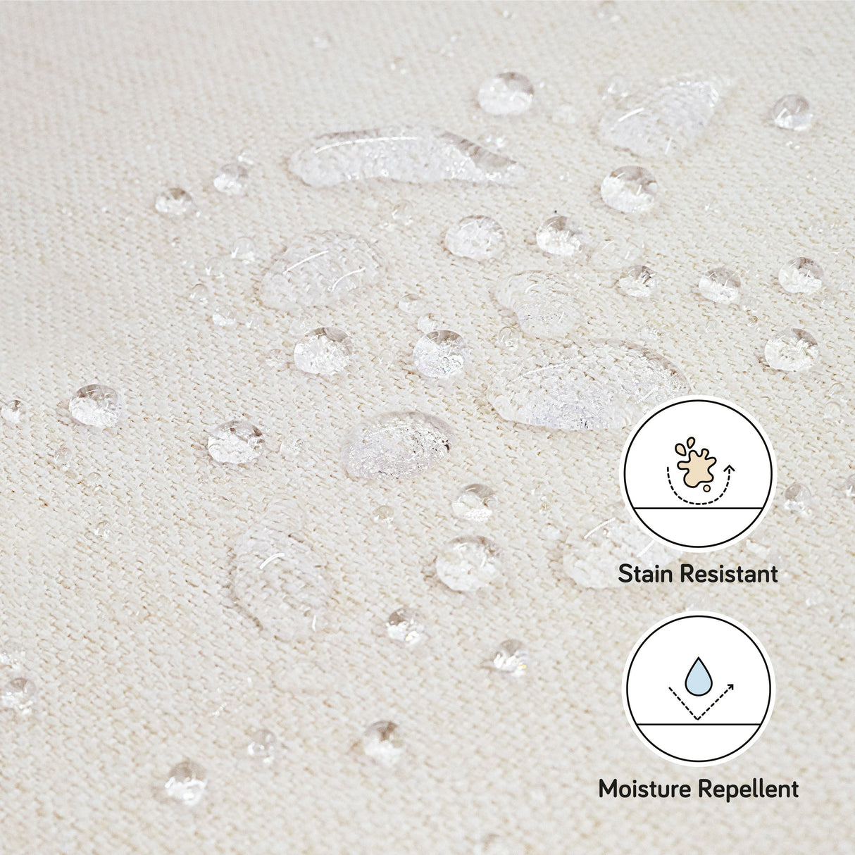 Babyletto Naka Storage Ottoman in Eco-Performance Fabric | Water Repellent & Stain Resistant