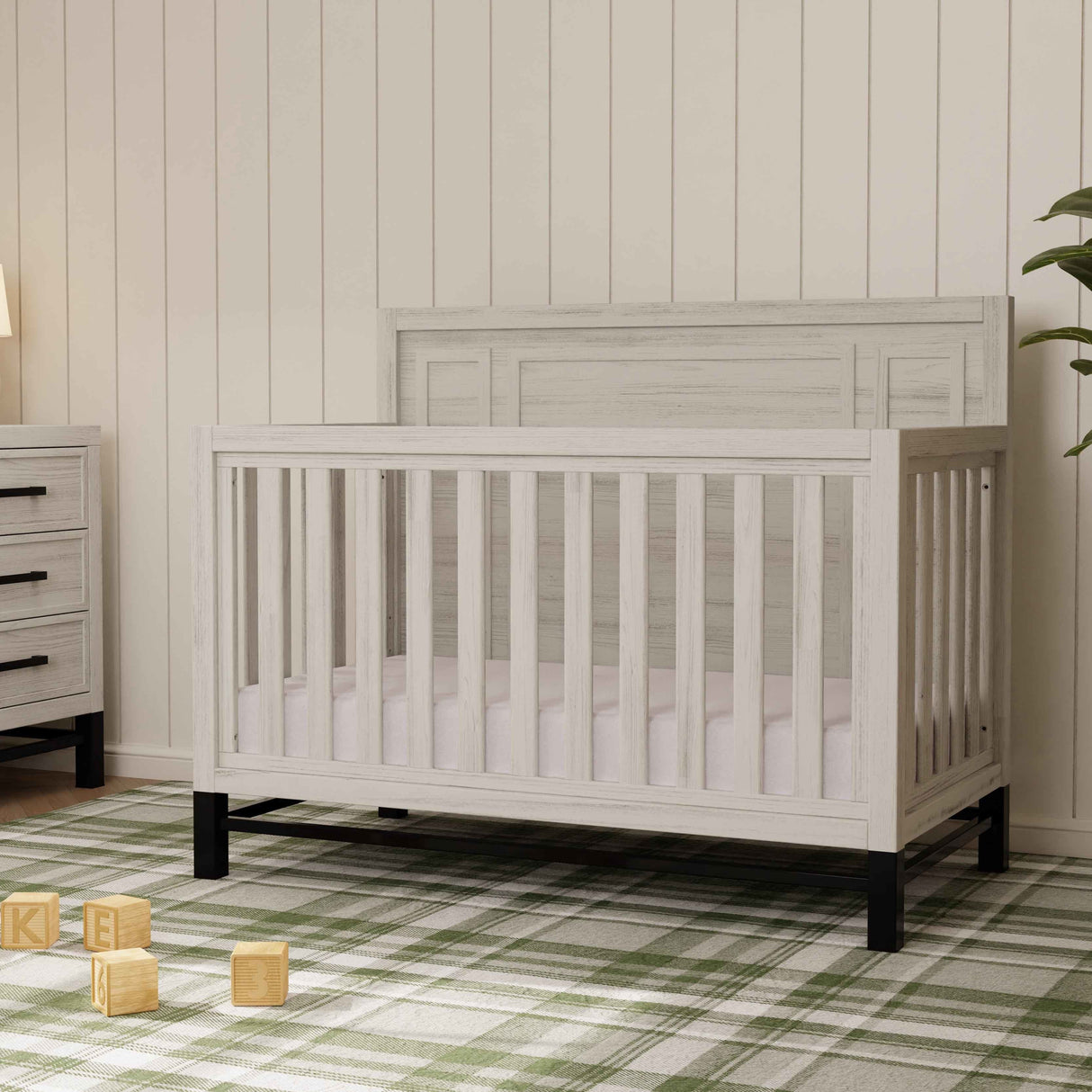 Monogram by Namesake Newbern 4-in-1 Convertible Crib