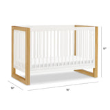 Namesake Nantucket 3-in-1 Convertible Crib with Toddler Bed Conversion Kit