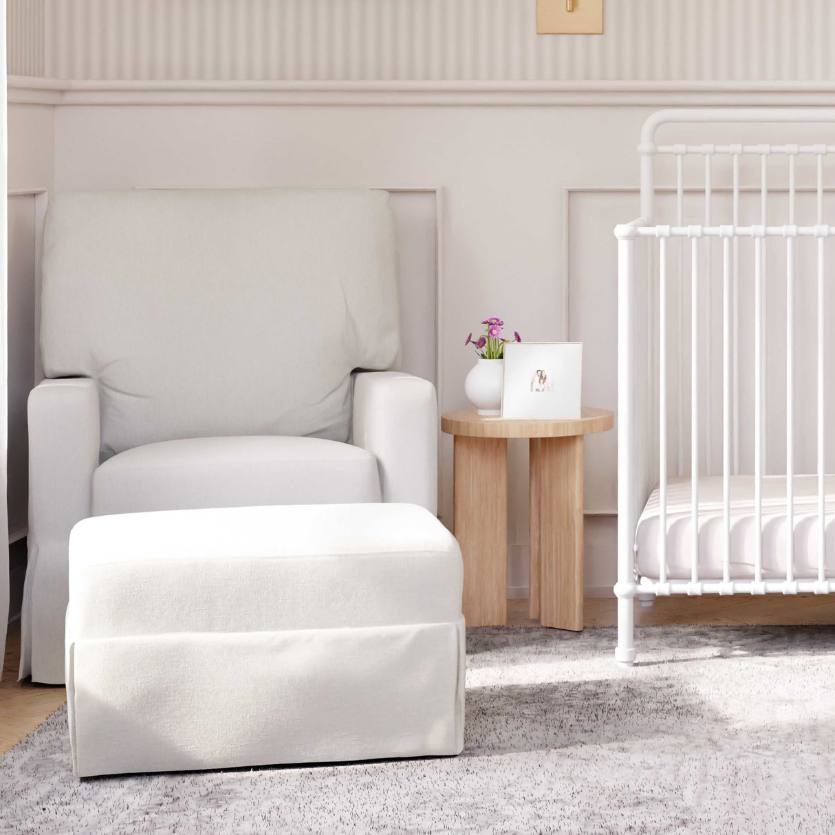 Namesake Crawford Gliding Ottoman