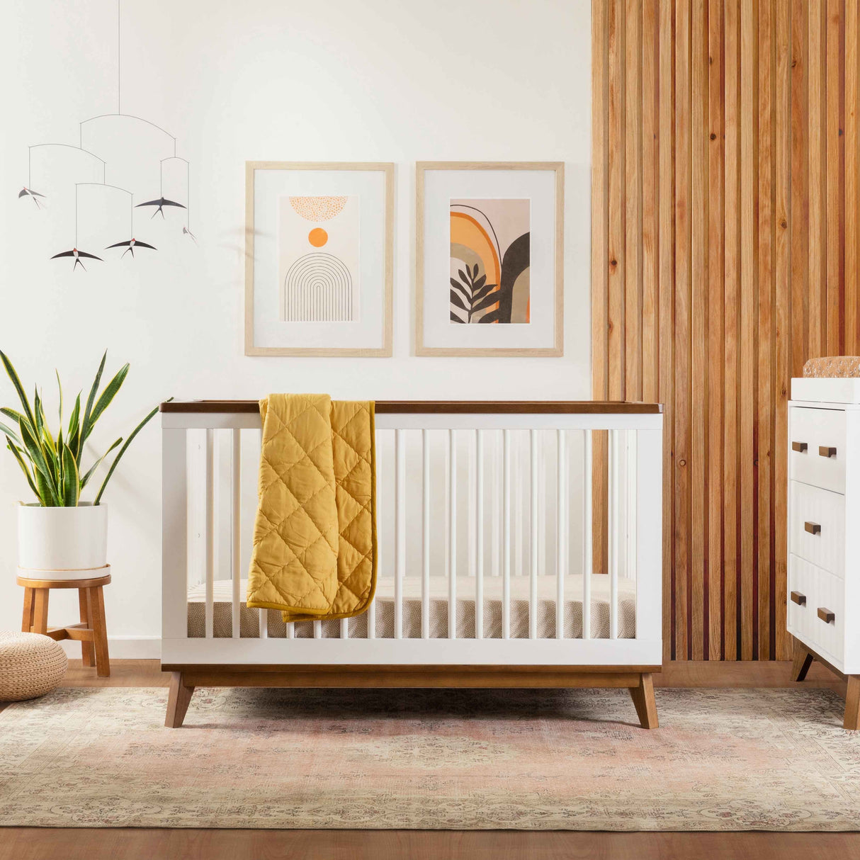 Babyletto Scoot 3-in-1 Convertible Crib with Toddler Bed Conversion Kit