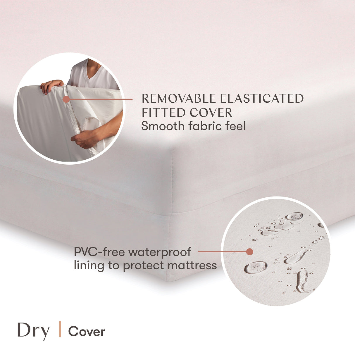 M5322BB,Babyletto,Pure Core Non-Toxic Crib Mattress w/Dry Waterproof Cover