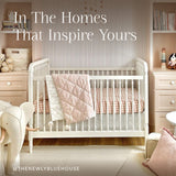 Namesake Liberty 3-in-1 Convertible Spindle Crib with Toddler Bed Conversion Kit