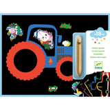 Scratch Cards - Vehicles by Djeco