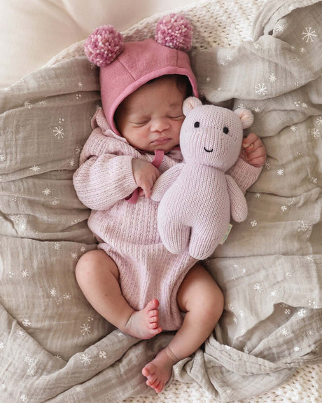 baby hippo (lavender) by cuddle + kind