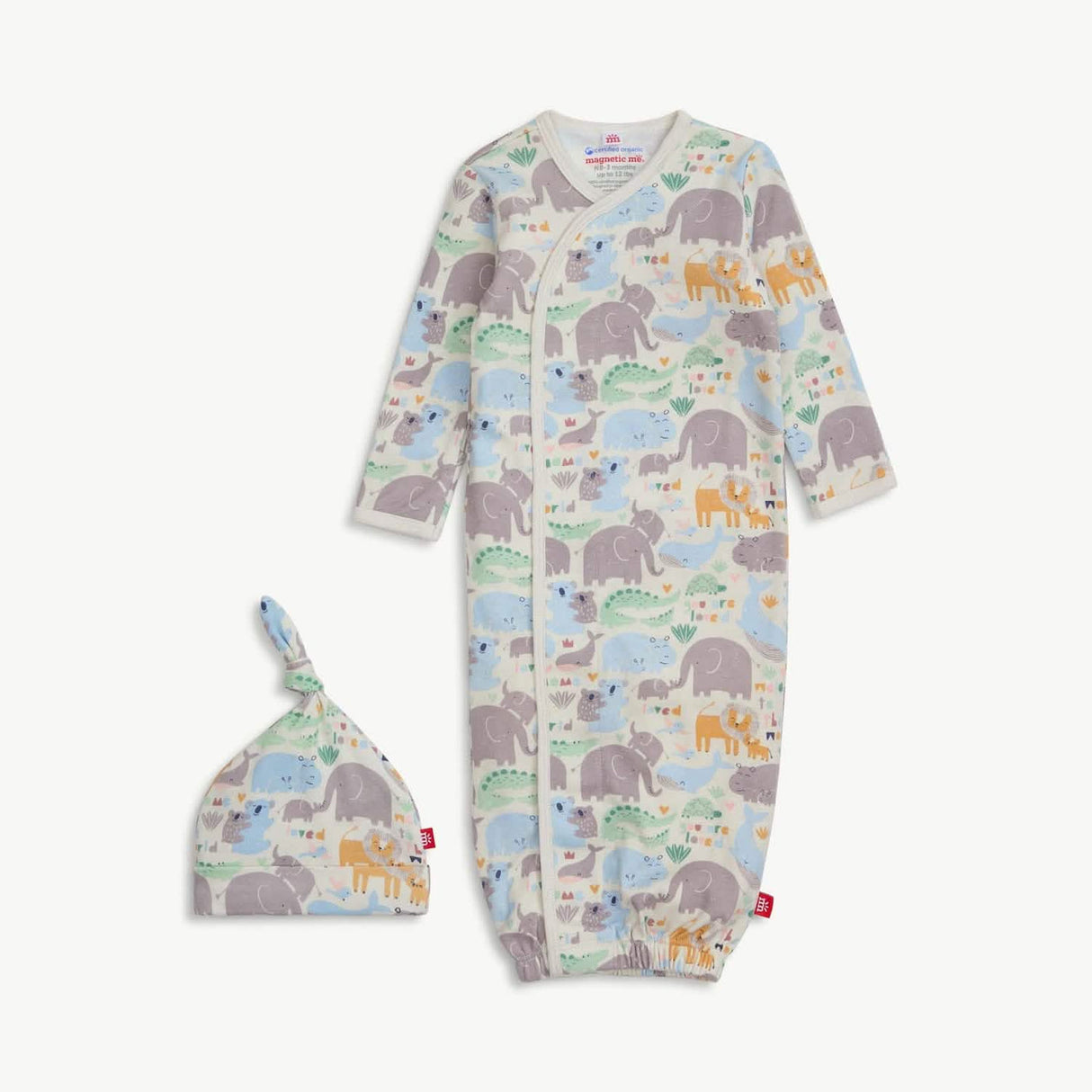 Magnetic Open Bottom Gown & Hat Set- Little Lovin by Magnetic Me