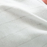 love lines seagrass organic cotton pointelle magnetic footie by magnetic me