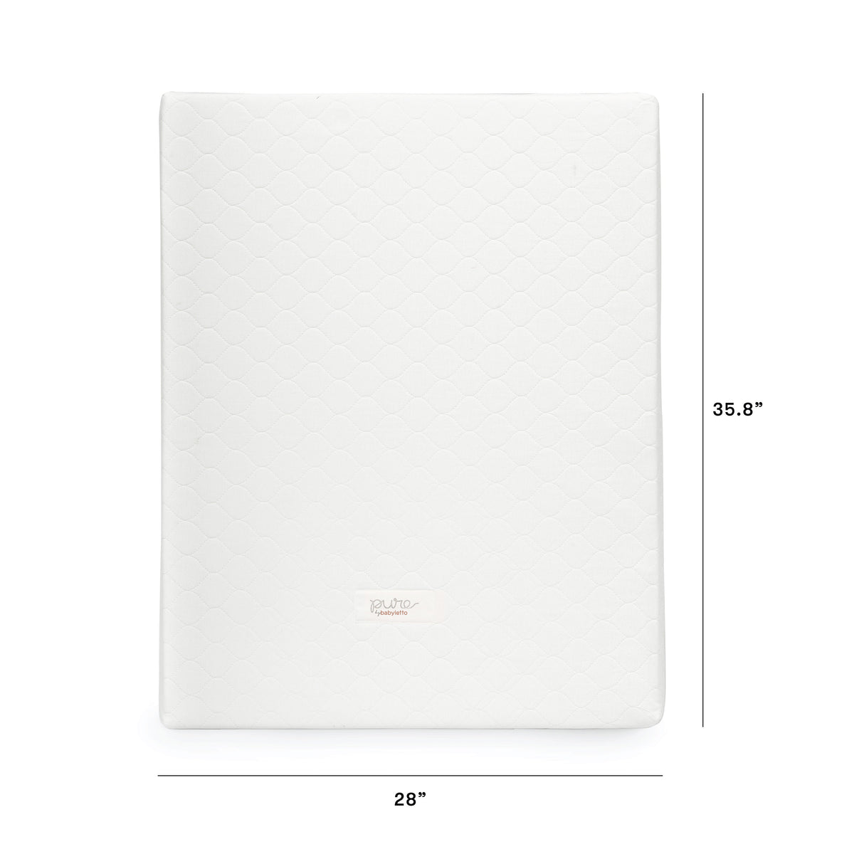 M5397C,Babyletto,Pure Core 4 Midi Crib Mattress w/ Hybrid Cover