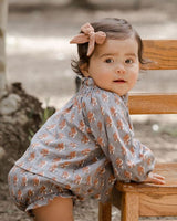 quincy blouse set || blue floral by Rylee + Cru