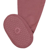 Marjorie Ribbed Zipper Footie by Lou Lou & Company