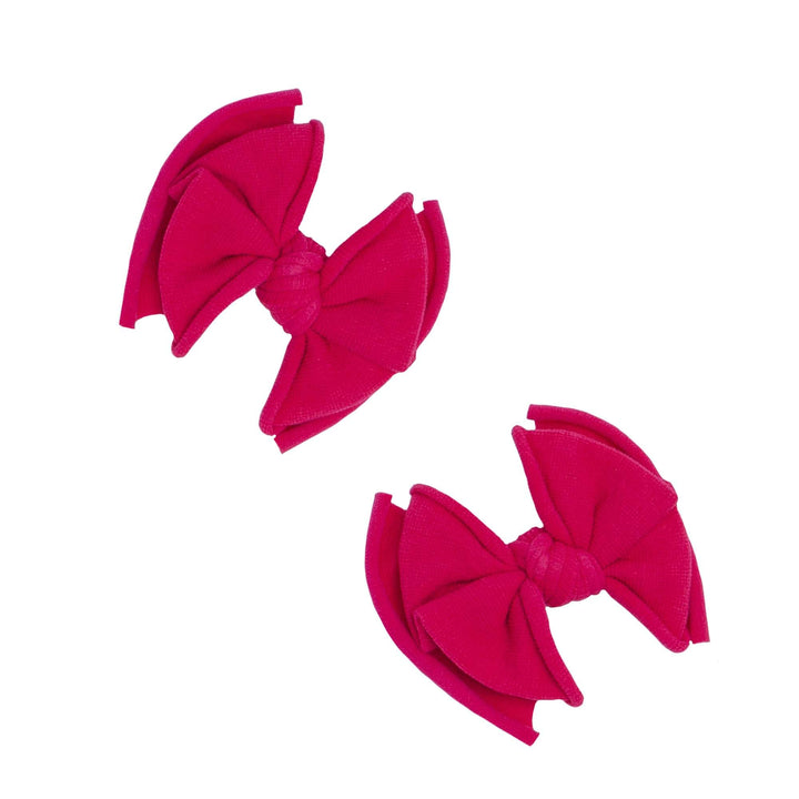 Baby Fab Clips 2pk - Fuchsia by Baby Bling