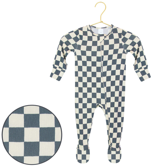 Miles  Zipper Footie by Lou Lou & Company