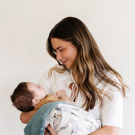 Minky/Lush Mini Blanket- Dogs by Saranoni