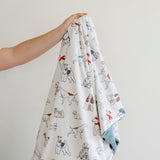 Minky/Lush Mini Blanket- Dogs by Saranoni