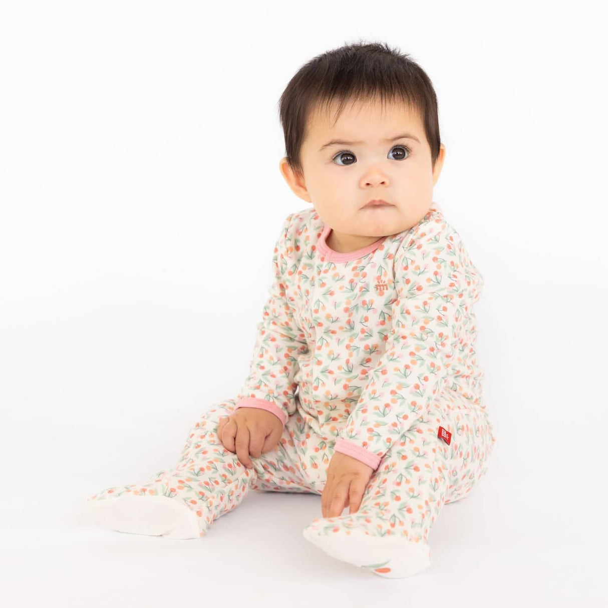 mon cheri organic cotton magnetic footie by magnetic me