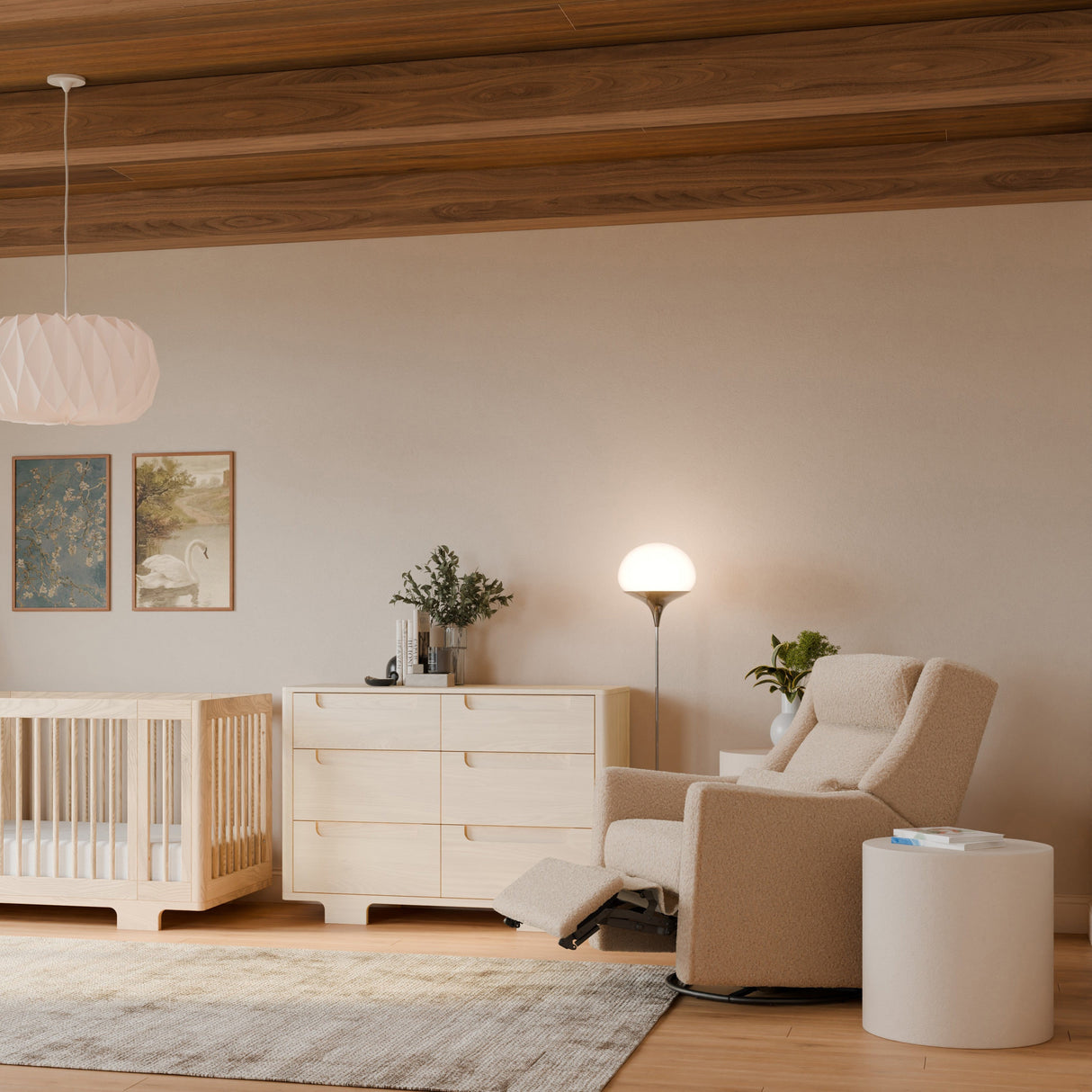 Babyletto Kiwi Plus Power Recliner and Swivel Glider with Power Adjustable Headrest and USB Port