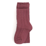 Mulberry Cable Knit Tights by Little Stocking Co.