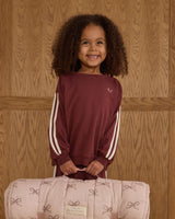 Oversized Sweatshirt || Burgundy by Rylee + Cru