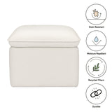 Babyletto Cali Storage Ottoman in Eco-Performance Fabric | Water Repellent & Stain Resistant