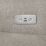 Namesake Harbour Electronic Recliner and Swivel Glider in Eco-Performance Fabric with USB port | Water Repellent & Stain Resistant