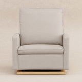 Babyletto Cali Pillowback Chair and a Half Glider in Eco-Performance Fabric | Water Repellent & Stain Resistant