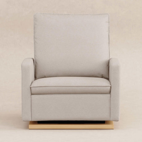 Babyletto Cali Pillowback Chair and a Half Glider in Eco-Performance Fabric | Water Repellent & Stain Resistant