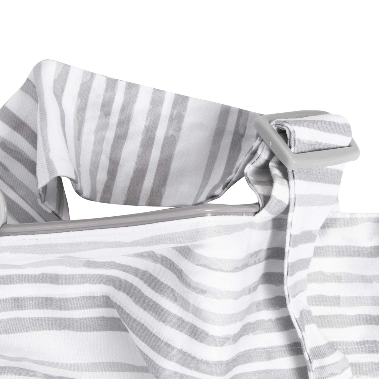 nursing cover in grey watercolor stripes by boppy