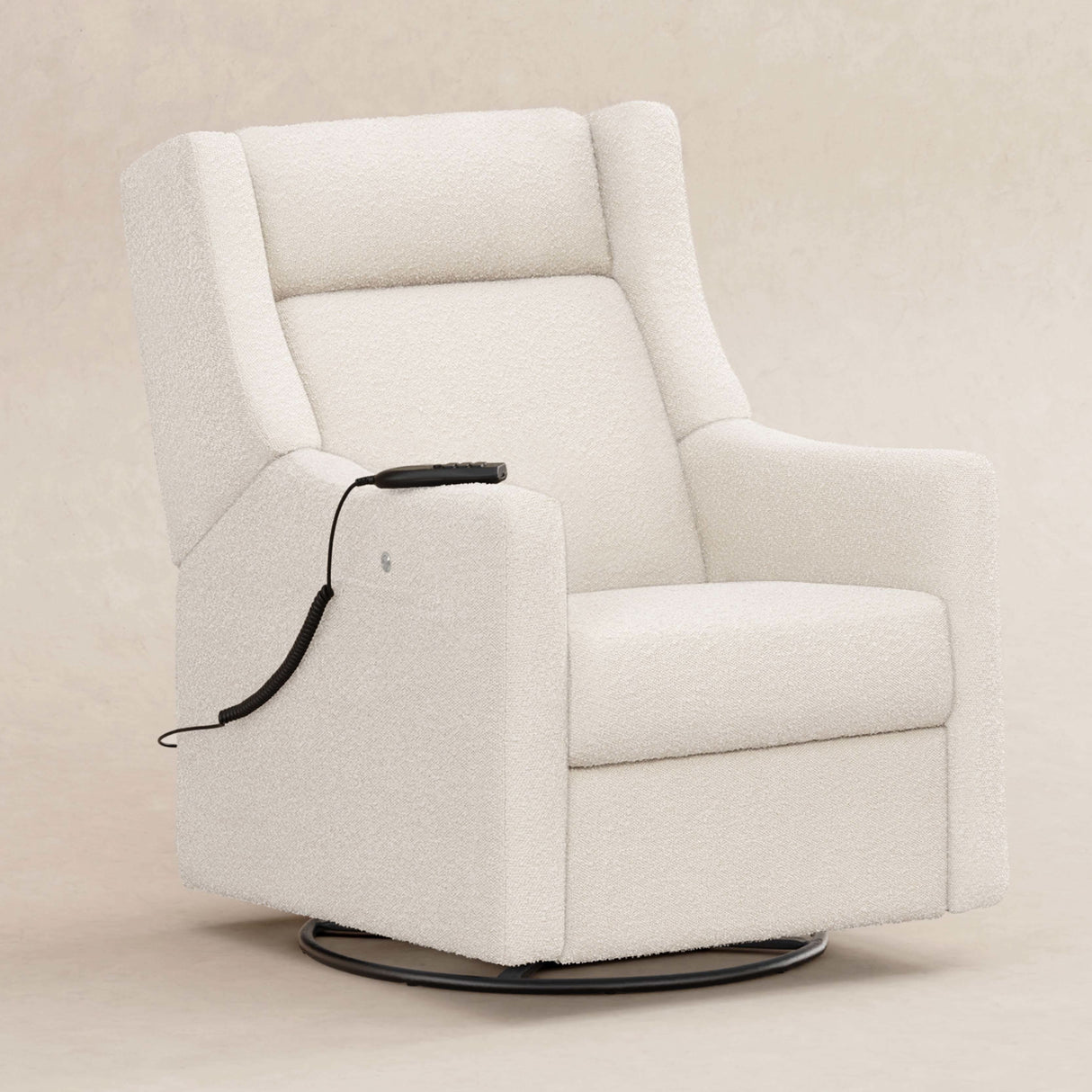 Babyletto Kiwi Deluxe Power Recliner & Swivel Glider with Heat and Massage