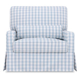 Namesake Crawford Pillowback Chair and a Half Comfort Swivel Glider