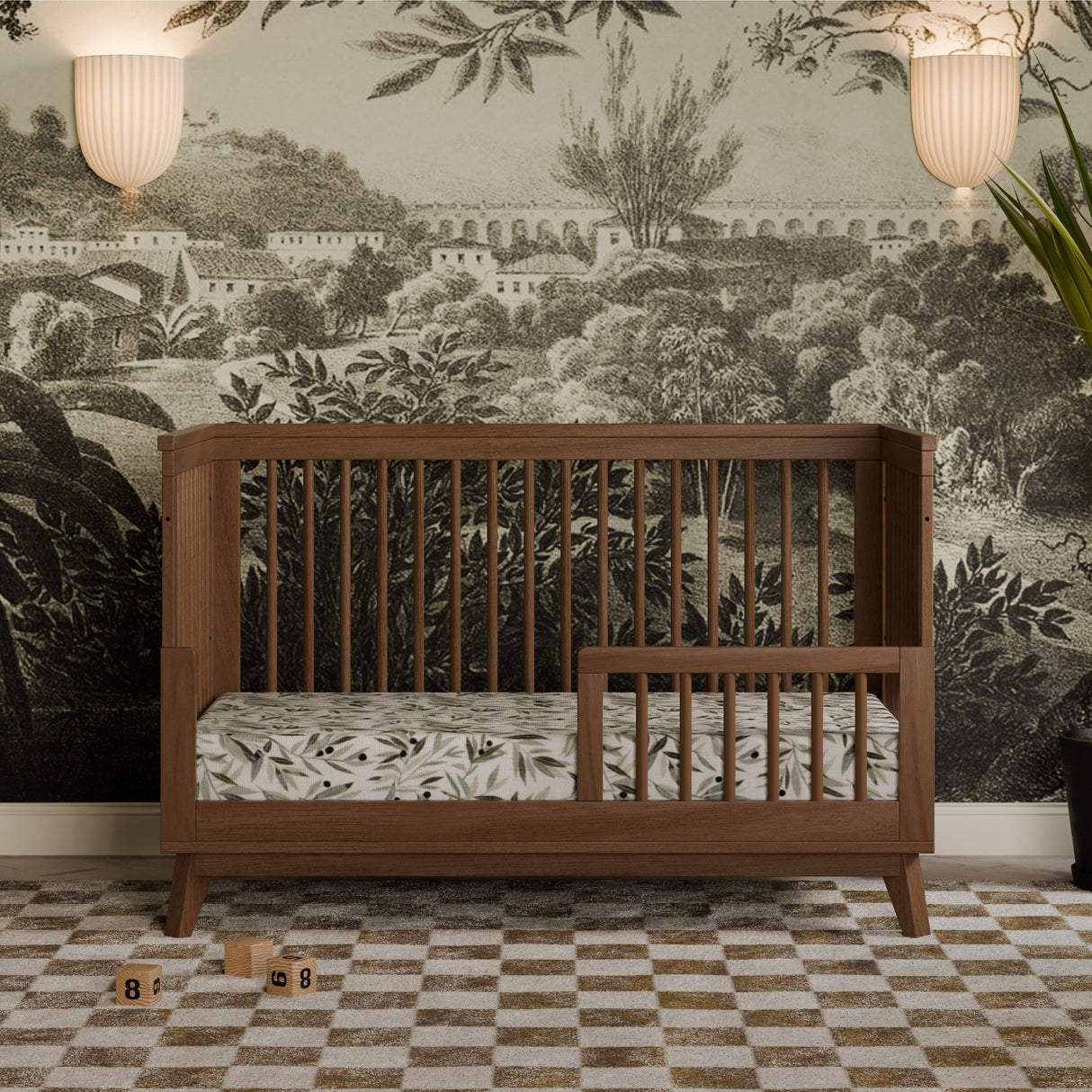 Babyletto Scoot 3-in-1 Convertible Crib with Toddler Bed Conversion Kit