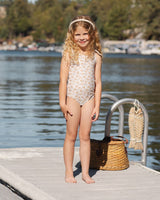 Millie One-Piece || Yellow Floral by Rylee + Cru